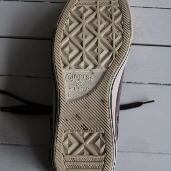 Converse All-Star Hi-Top USA Faded Flag Studded Sneaker, Size 6 - Picture 5 of 6